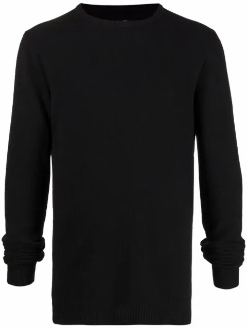 Rick Owens crew-neck rib-trimmed jumper