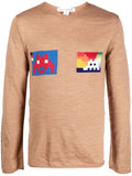 Comme Des Garçons Shirt graphic-print round-neck jumper