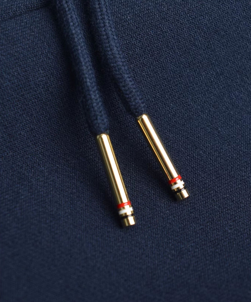 Thom Browne Style Men's Casual Sweatpants - Cotton Signature Four-Bar Detail