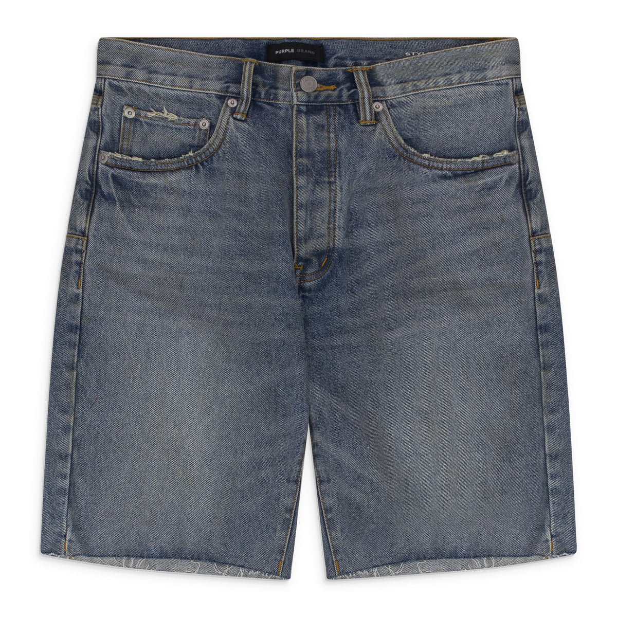 Light Indigo Cast Iron Shorts