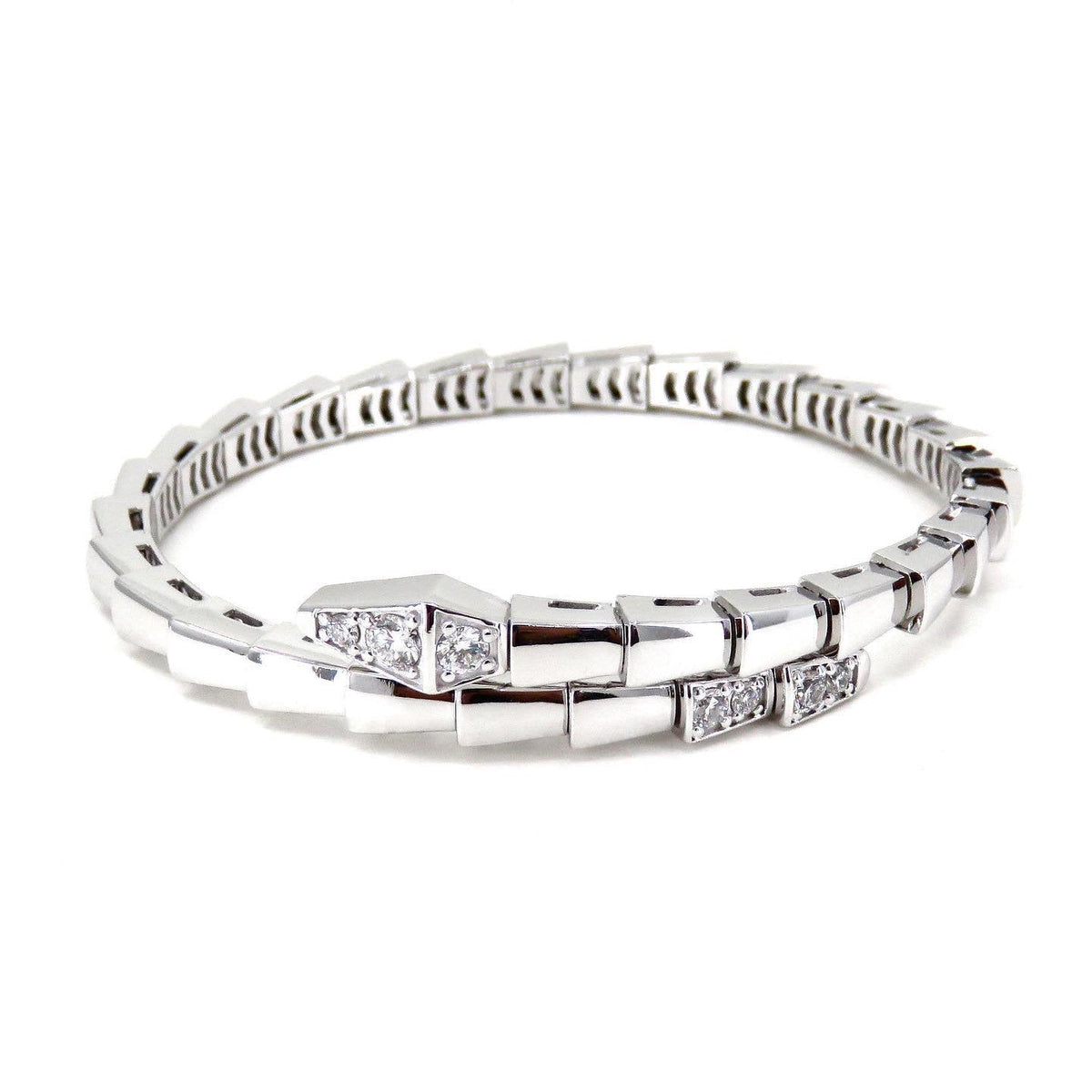 Bvlgari SERPENTI BRACELET DIAMONDS SILVER