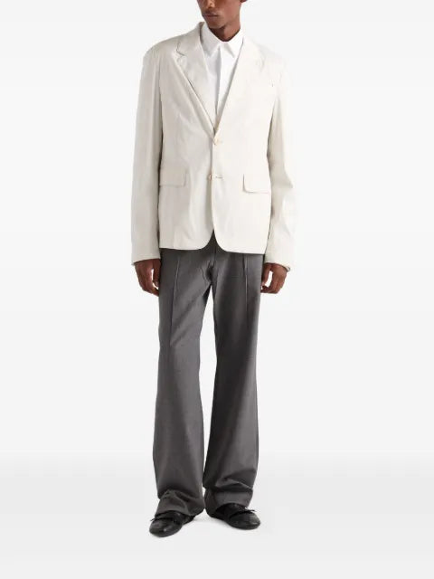 Prada single-breasted cotton jacket