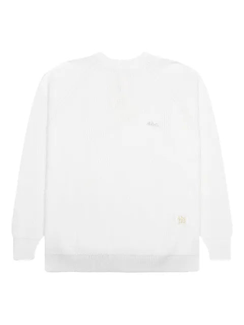 Advisory Board Crystals ribbed crew-neck sweater