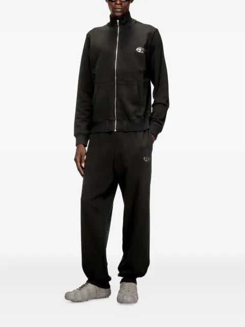 Diesel Oval D zip-up sweater