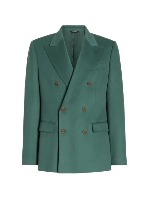 Dolce & Gabbana Sicilia light double-breasted cashmere jacket