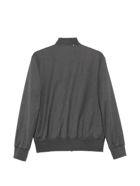 Paul Smith melange Storm System wool bomber jacket