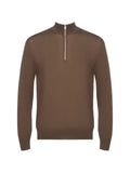Zegna half-zip high-neck sweater
