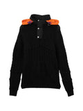 Kolor cable-knit hoodie