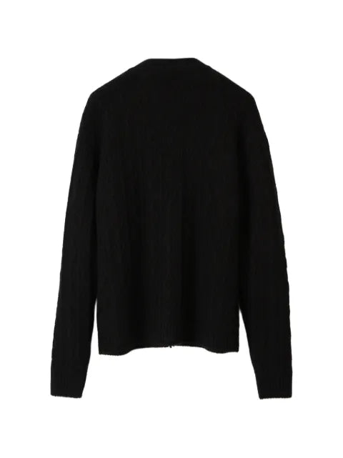 The Row braided-knit cashmere cardigan
