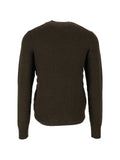 Circolo 1901 basket-weave crew-neck sweater