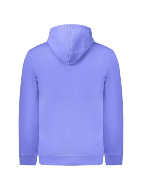 BOSS logo-patch cotton hoodie