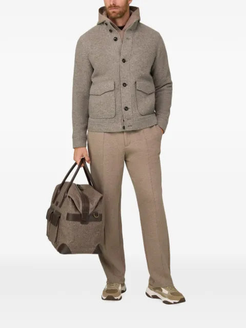 Boggi Milano jacket in wool cashmere blend mélange