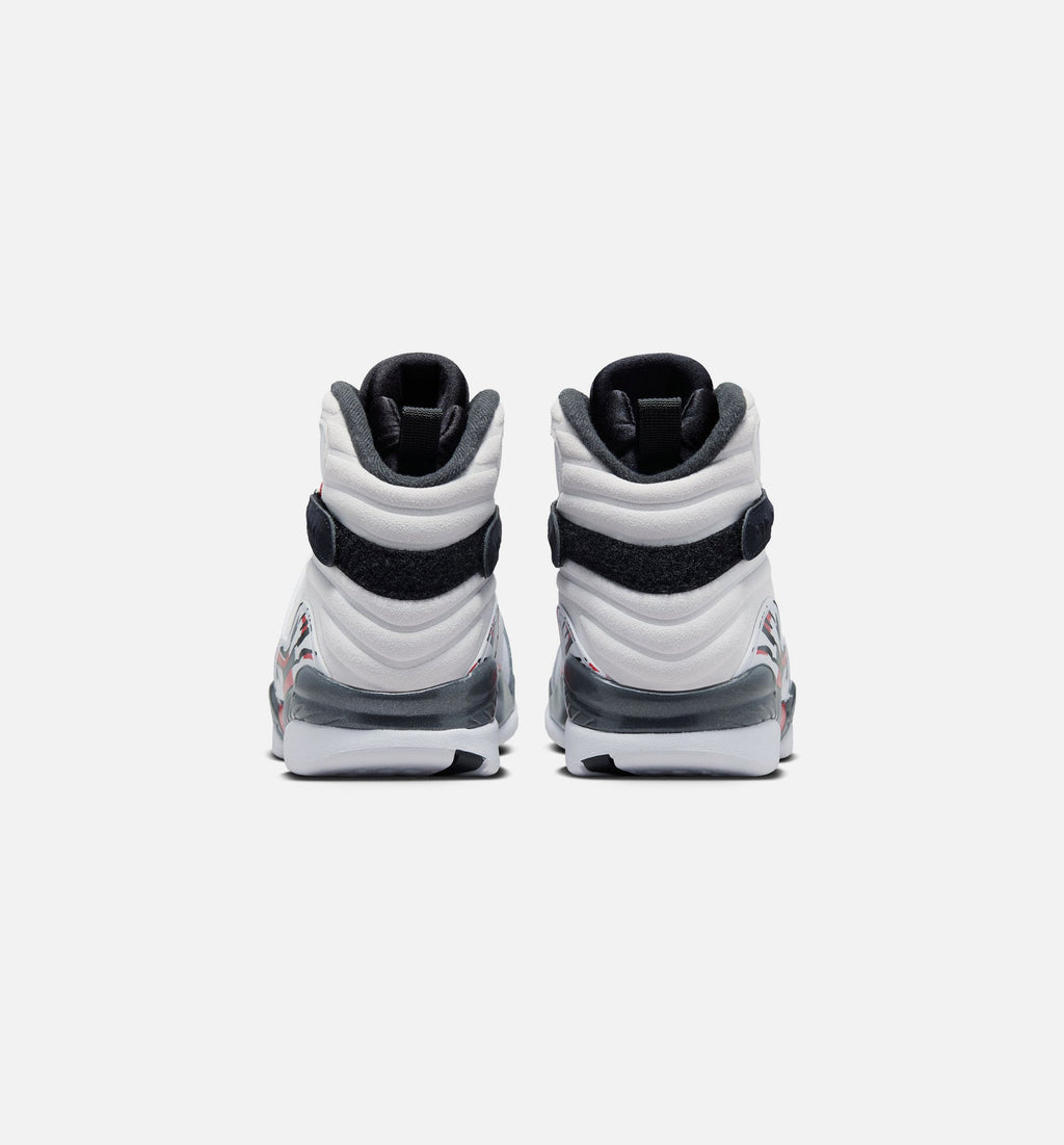 Air Jordan 8 Retro White and True Red – Men's Lifestyle Shoe in White/Black/True Red