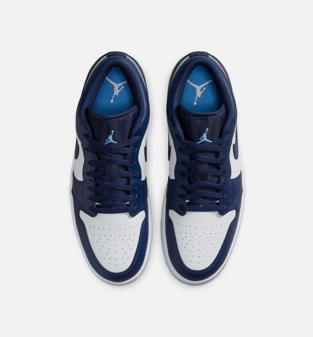 Air Jordan 1 Low Midnight Navy Men's Shoes - Navy/University Blue/White