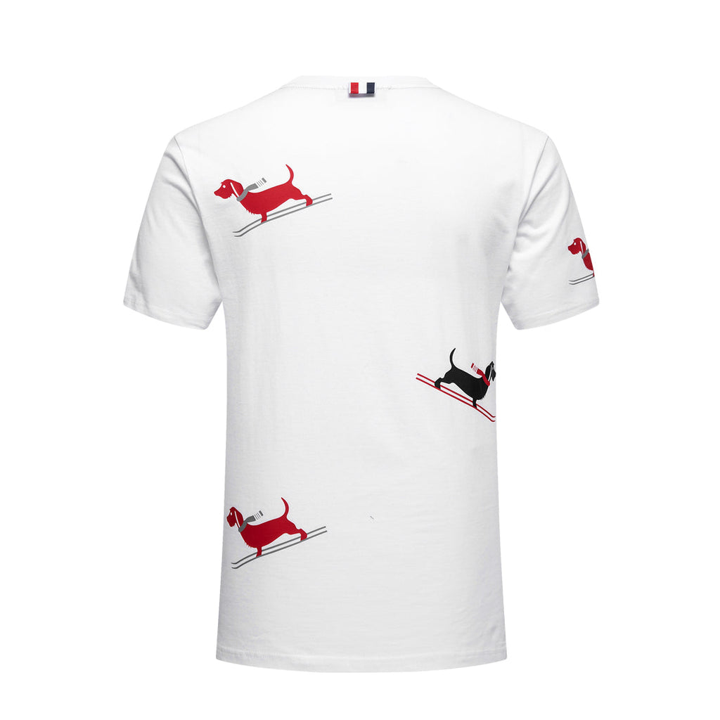 Men's Classic Four-Bar Lobster T-Shirt - 100% Cotton Made in Japan | Thom Browne