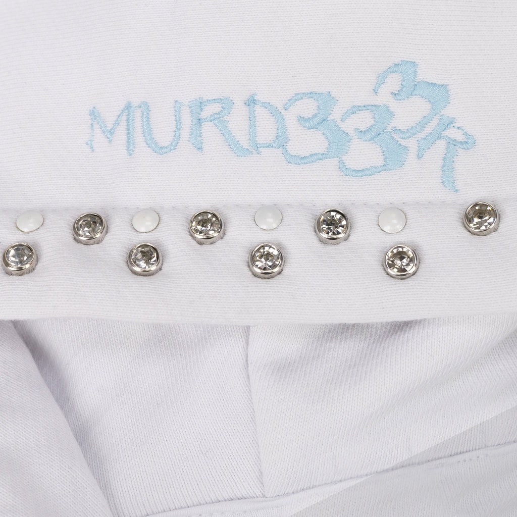 White Chop333r Hoodie