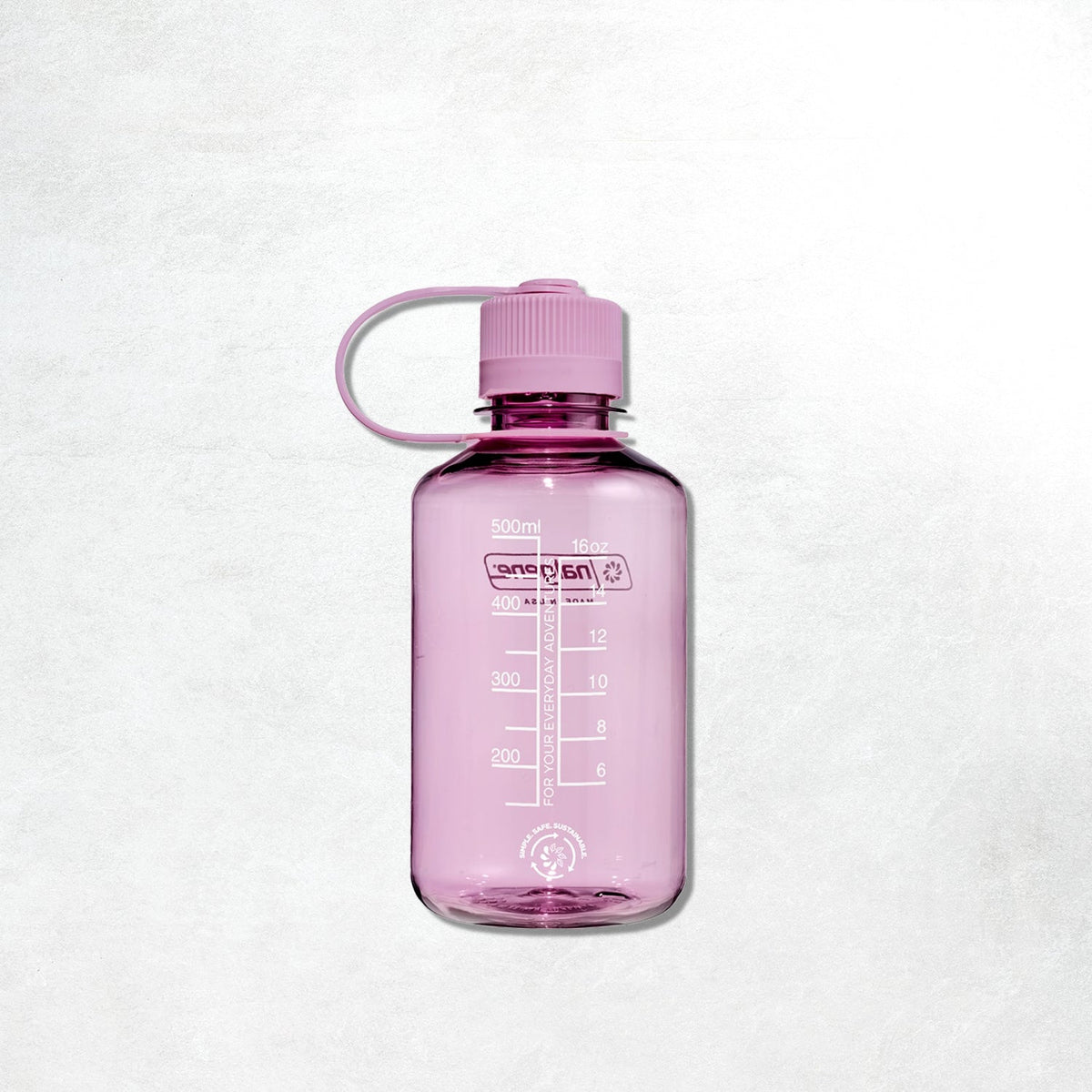 Nalgene 0.5L Narrow Mouth Tritan Sustain Water Bottle: Cherry Blossom