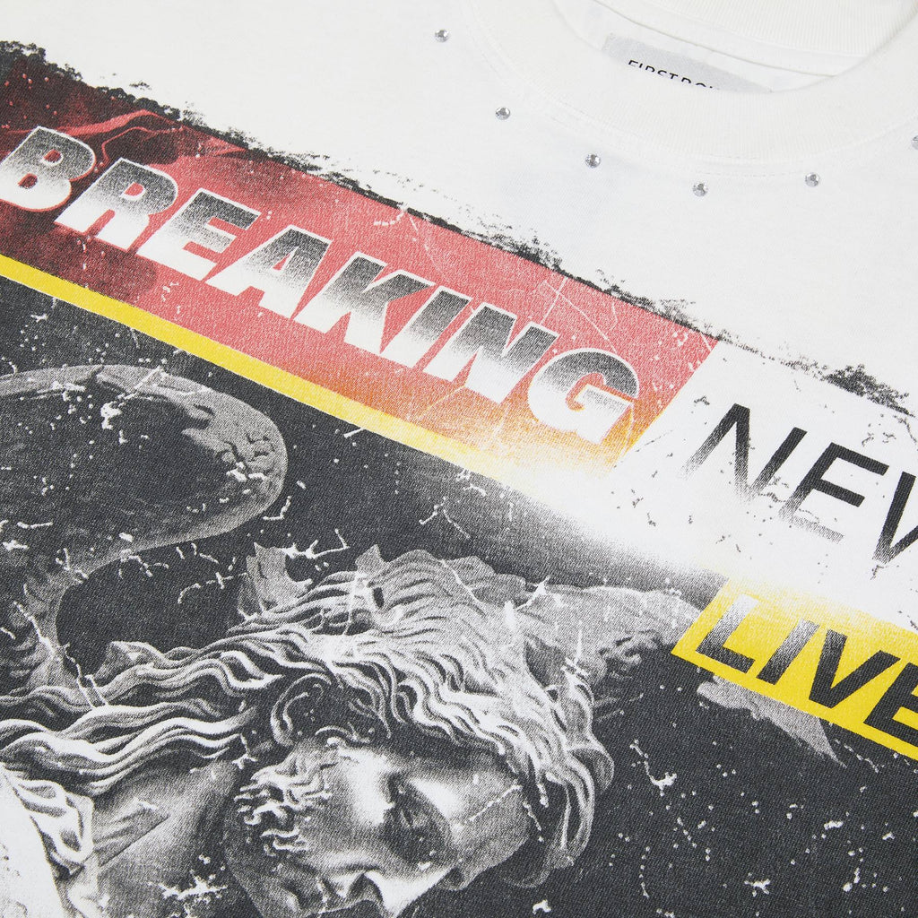 FIRST ROW Breaking News Salvation in the Skies Graphic T-Shirt