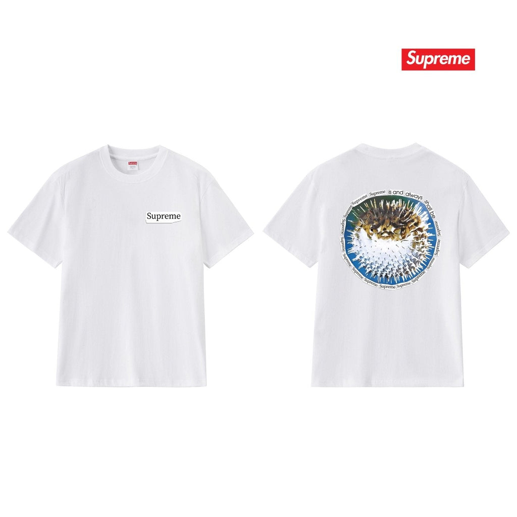 Supreme Pufferfish Back Graphic T-Shirt