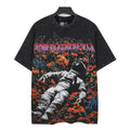 Godspeed Astronaut Flowers Studded Short-Sleeve T-Shirt