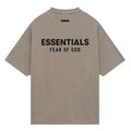 Fear Of God Essentials Jersey Crewneck Tee Heather Grey