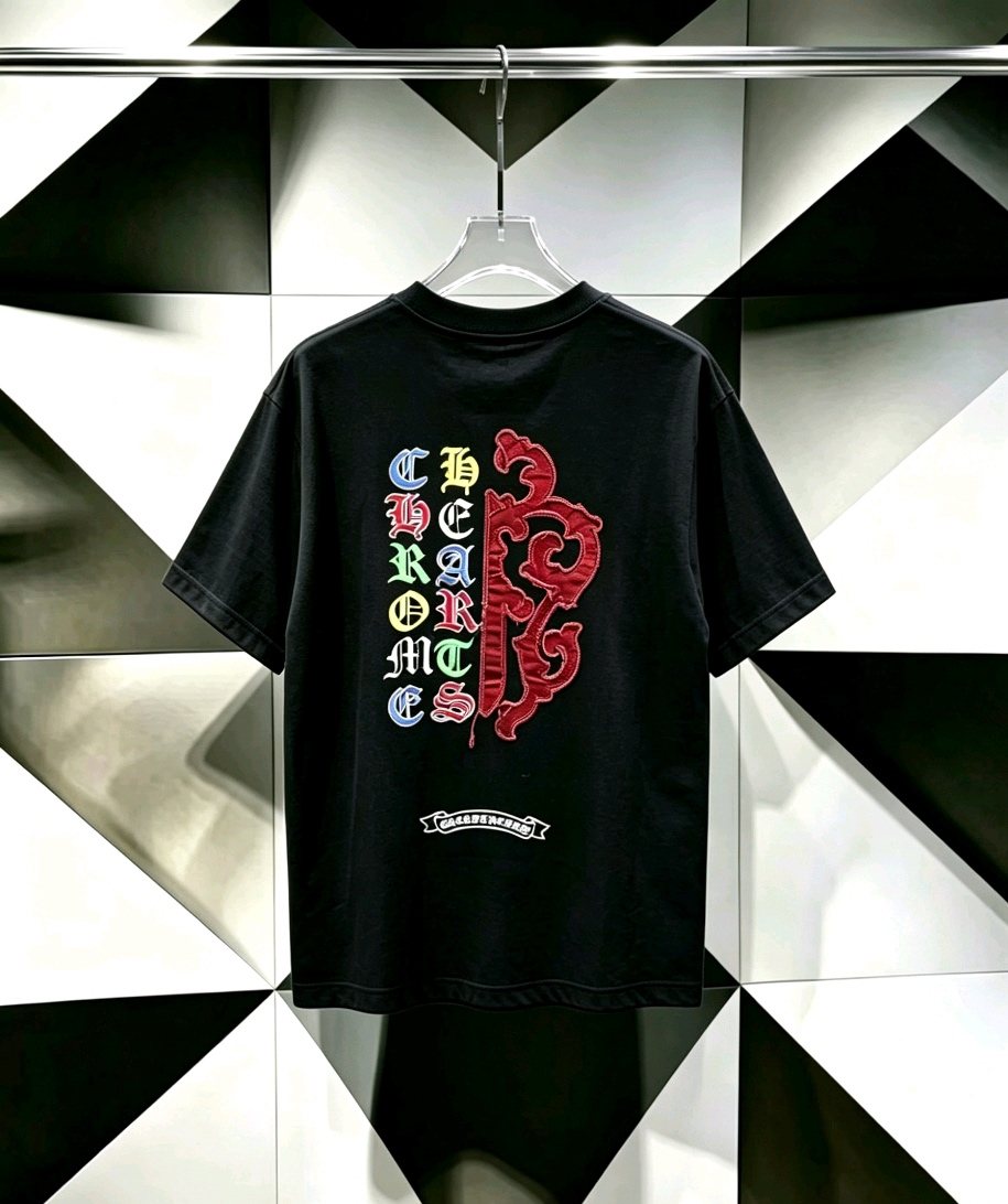 Chrome Hearts Multicolor Cross Graphic T-Shirt