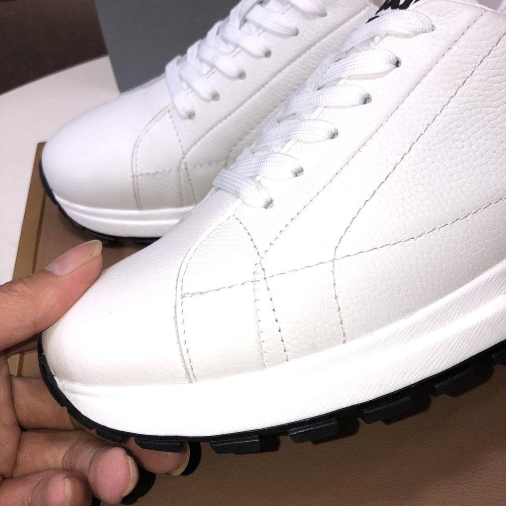 Prada White Low-Top Sneakers
