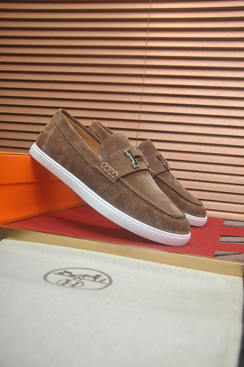 Hermès H-Hardware Slip-On Shoes